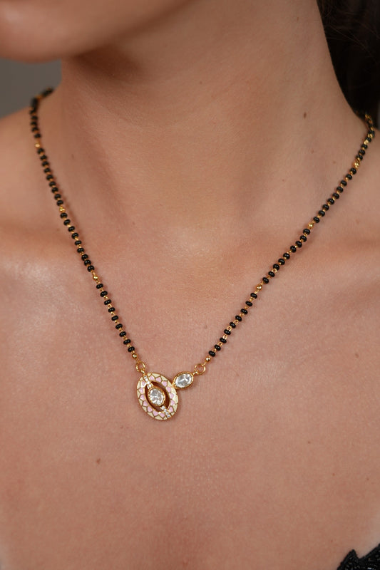Pavitra Bandhan Meenakari Polki Mangalsutra | Daily Wear