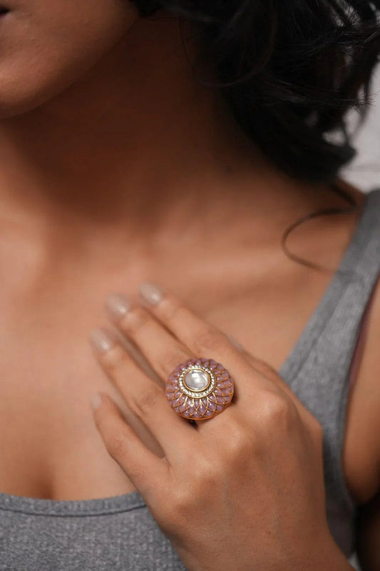 Shubha Indian Polki Ring