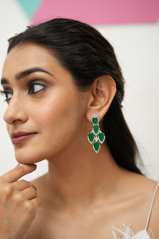 The Queen's Garden Diamond Mid Sized Earrings