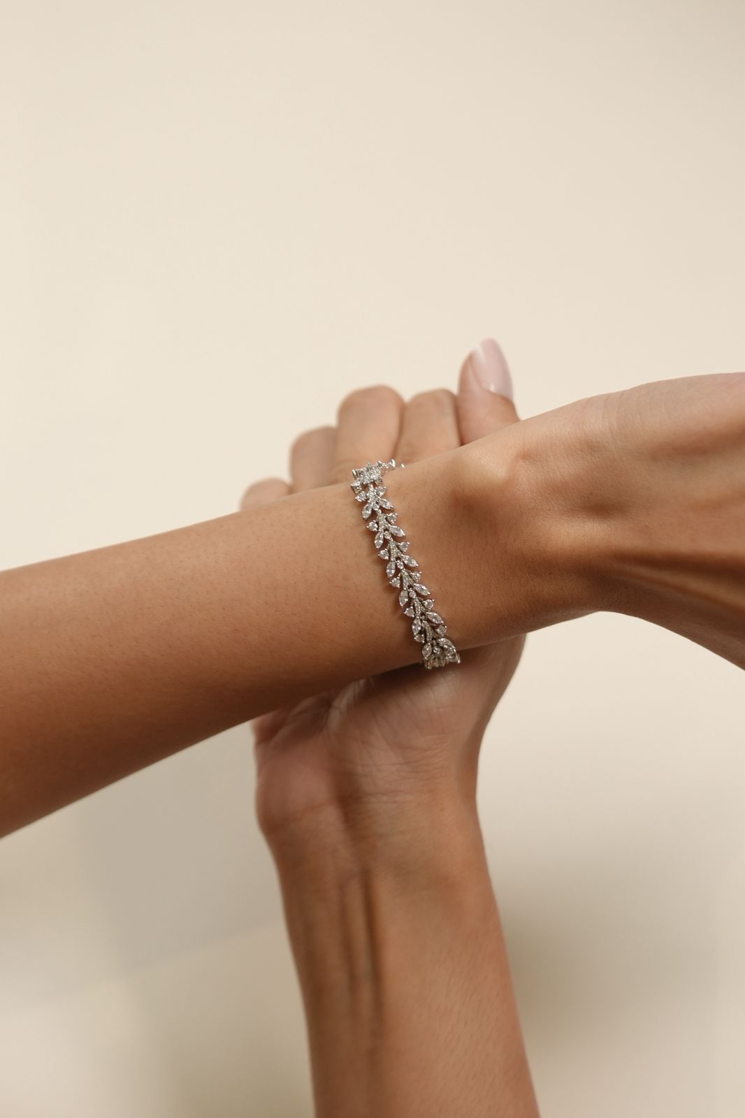 Raining Christmas Diamond Tennis Bracelet