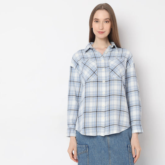 Oversize Checkered Shirt