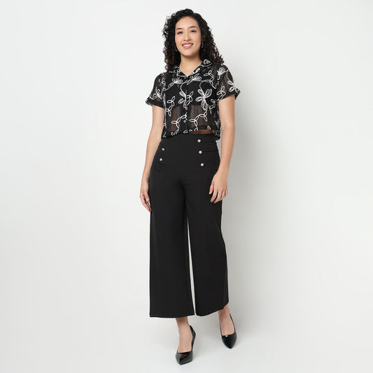 Buy Women Boxy Fit Floral Short Sleeve Shirt - Style Union