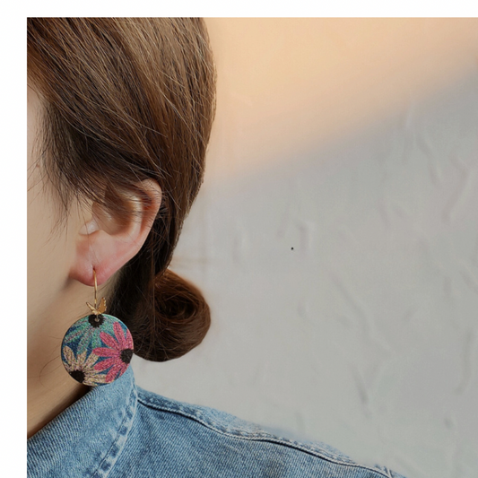 Glinting Flora Drop Earrings JLT12206
