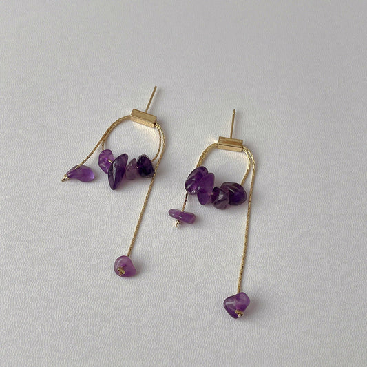 Ice Quartz Pin Earrings JLT12227
