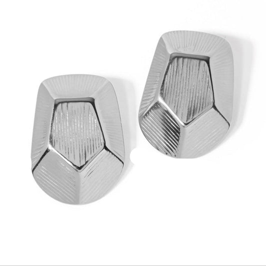 Geometric Lines Stud Earrings