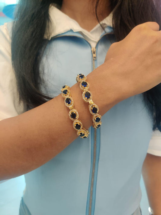 Potta Blue Bangles - Attrangi