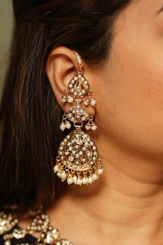 Shifa Jadaau Bridal Pearl Set - Attrangi
