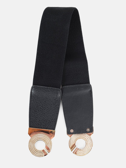 Circular Metal Buckle Belt