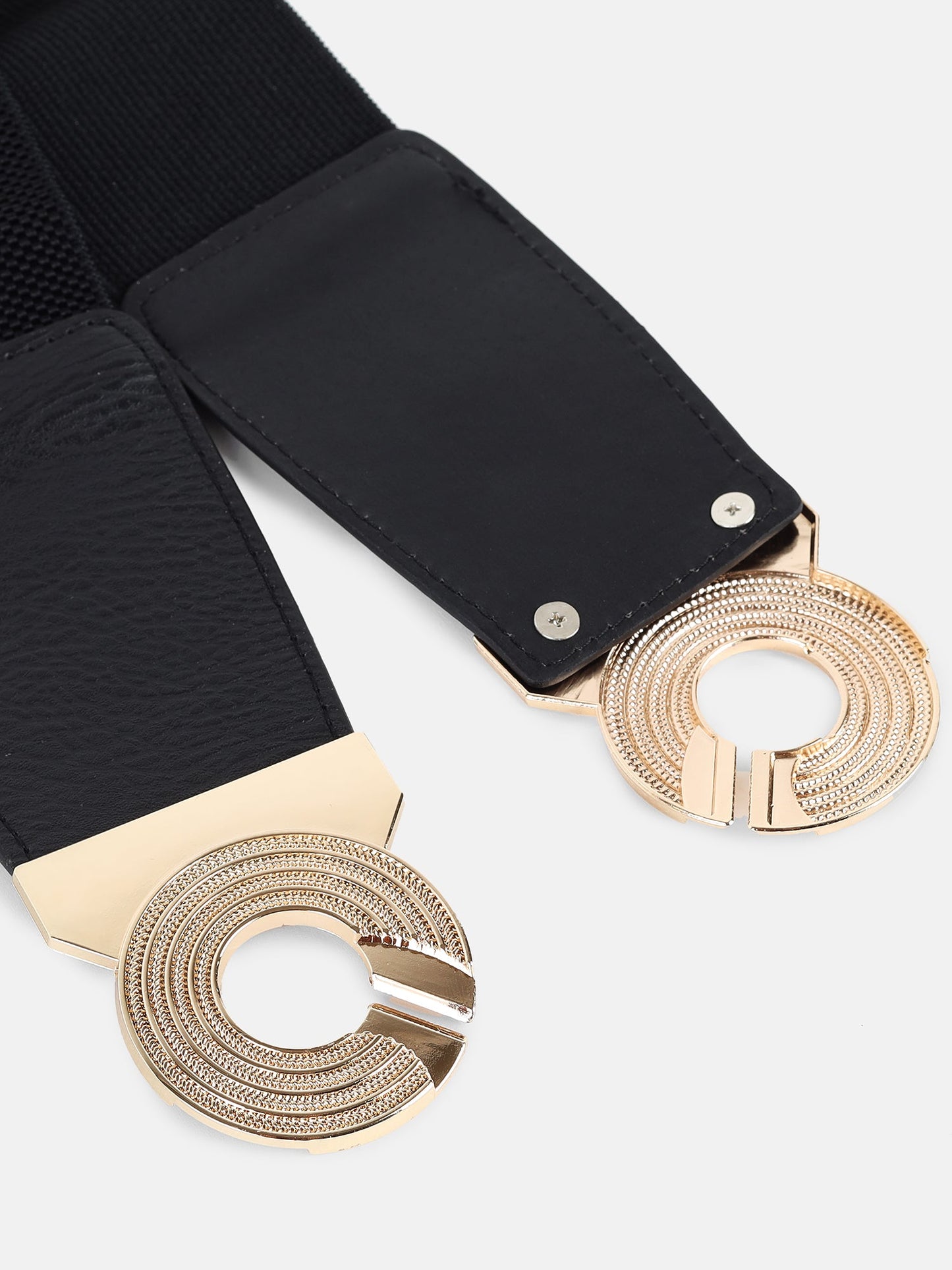 Circular Metal Buckle Belt