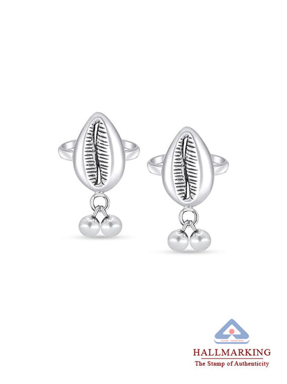 Antique Boho Cowrie Shell Toe Ring