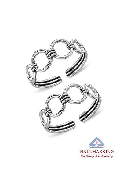 Eterna Antique Link Toe Ring