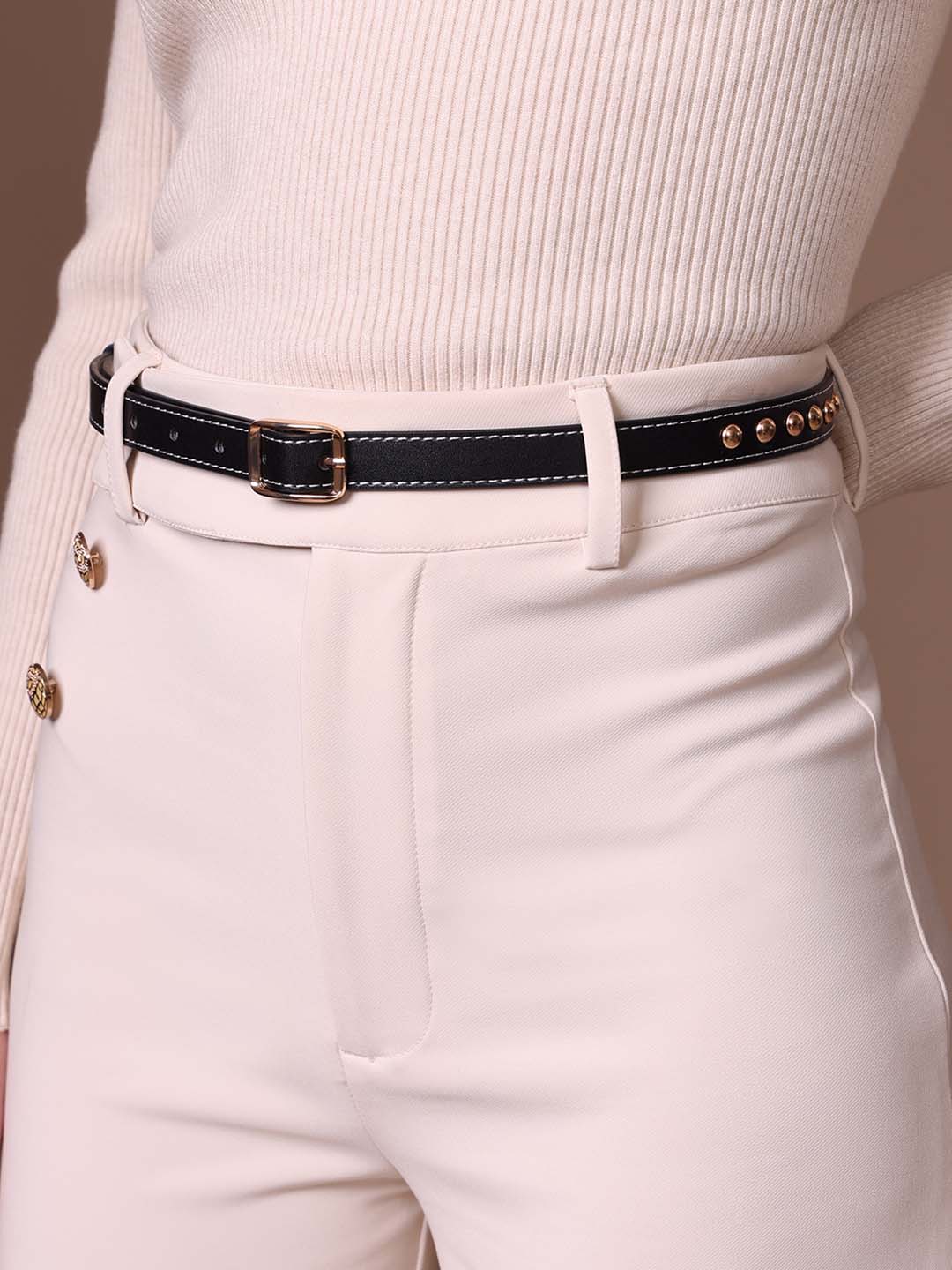 Kazo Grace Thin Studded Belt
