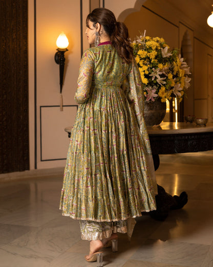 Samyukta Chanderi Gotapatti Sharara Set