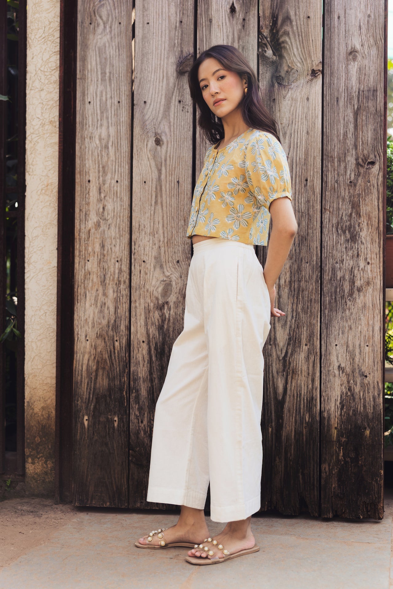 JUNO GOLD COTTON TOP
