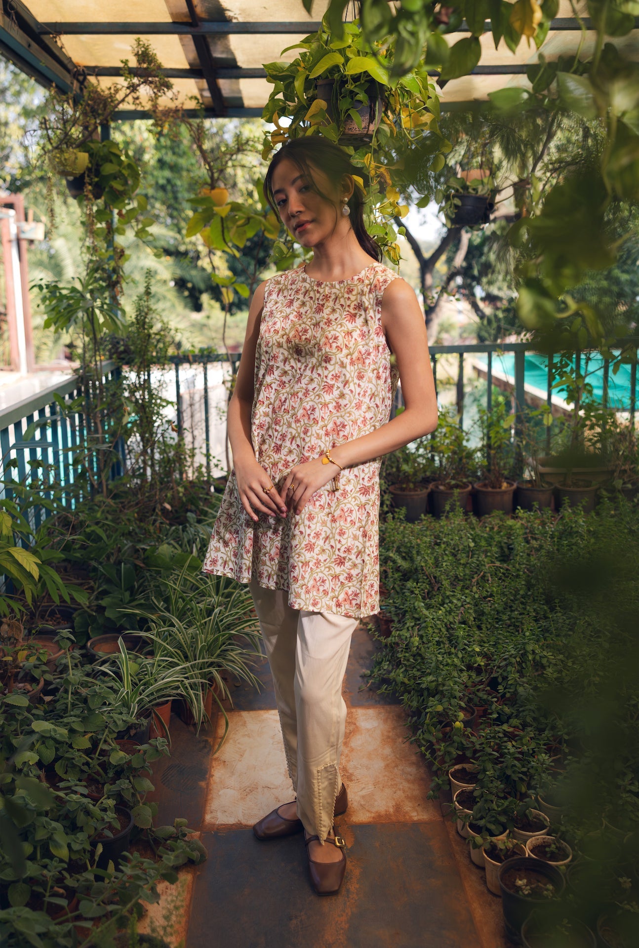 MIA RUST COTTON TOP