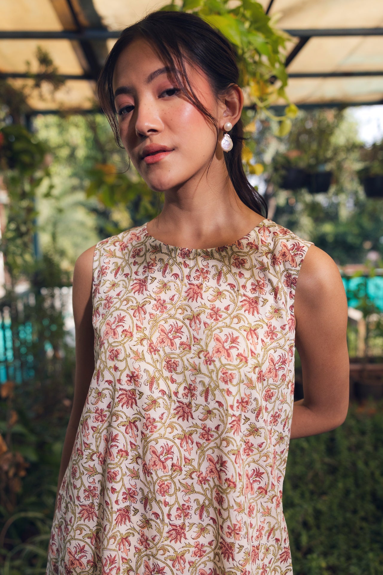 MIA RUST COTTON TOP
