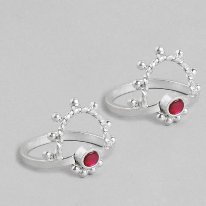 92.5 Sterling Silver Venki Toe Ring