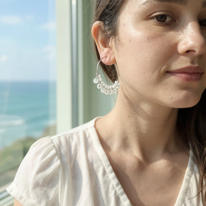 Beaded Hoops: Chic Elegance For Your Ears Earrings bead casuals Ear Rings Earrings ethnic office party Trincket Jewellry Jewelry Jewellery