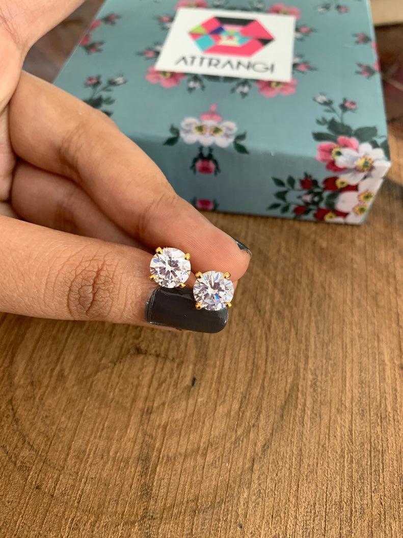1 Carat Round Solitaire - Attrangi