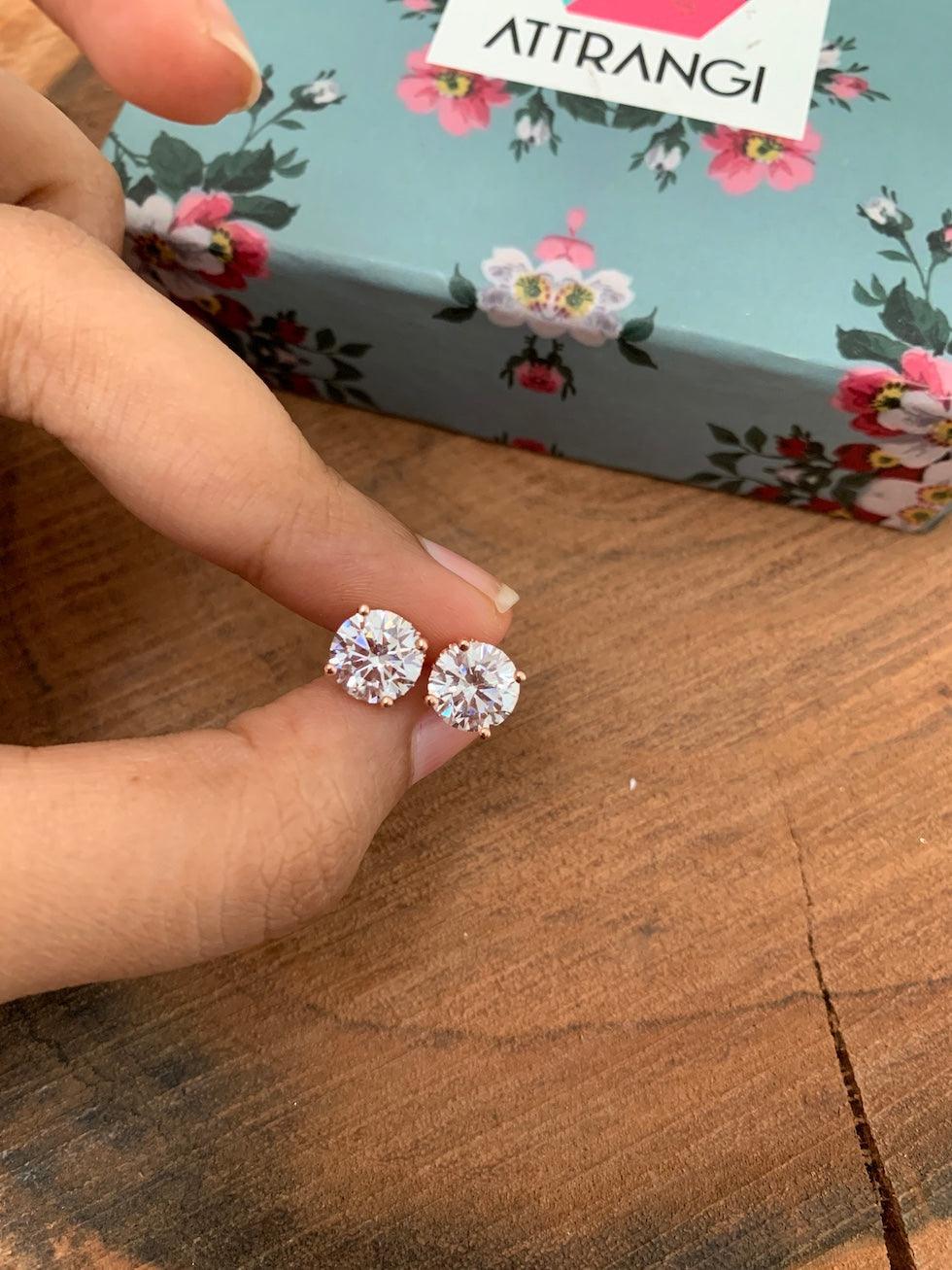 1 Carat Round Solitaire - Attrangi