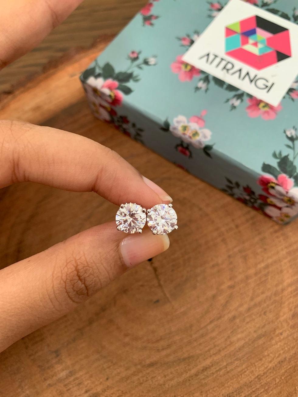 1 Carat Round Solitaire - Attrangi