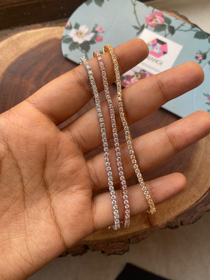 10 Cent Daily Wear Diamond Tennis Bracelet - Attrangi