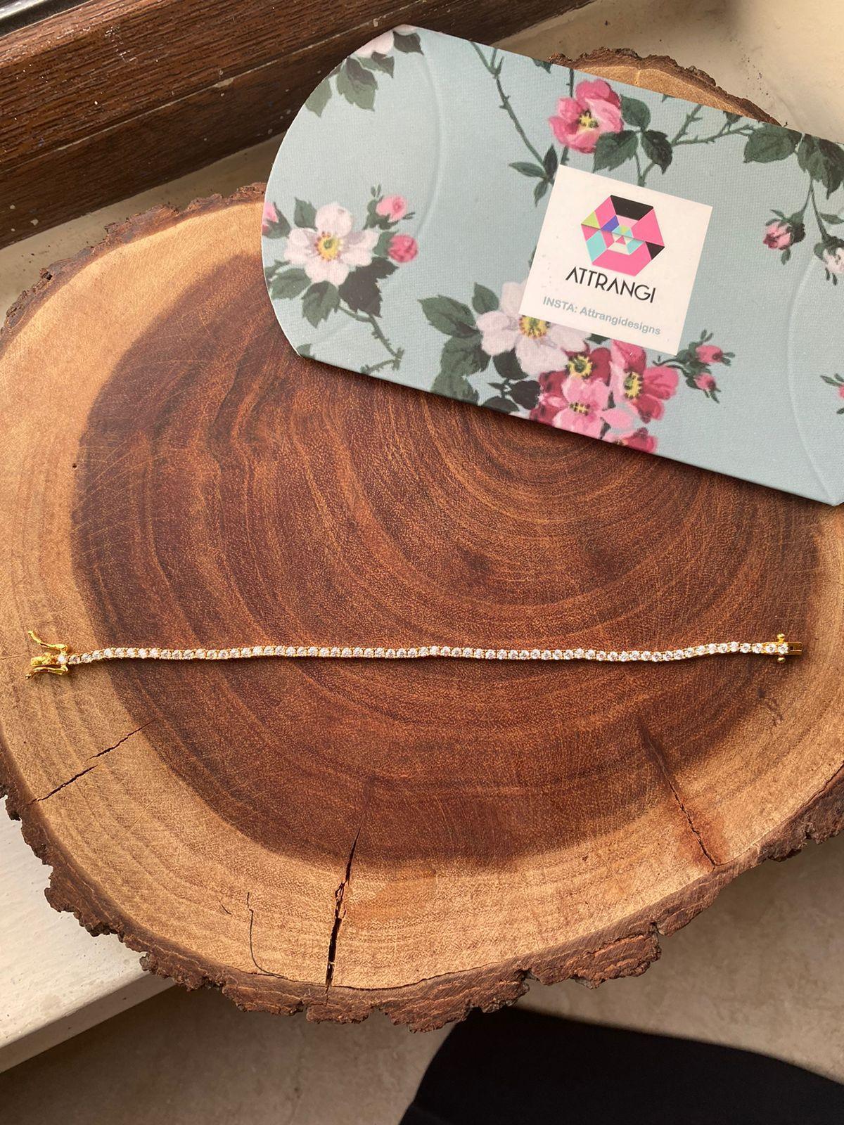 10 Cent Daily Wear Diamond Tennis Bracelet - Attrangi