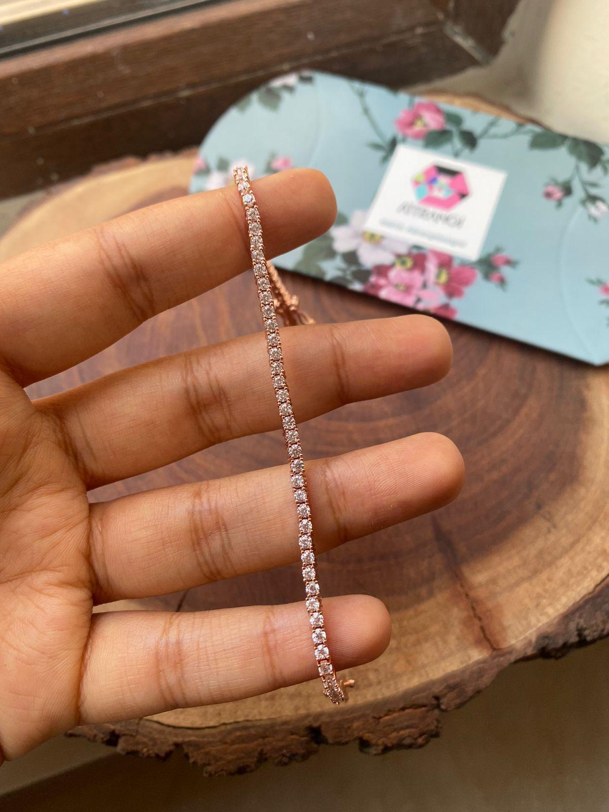10 Cent Daily Wear Diamond Tennis Bracelet - Attrangi