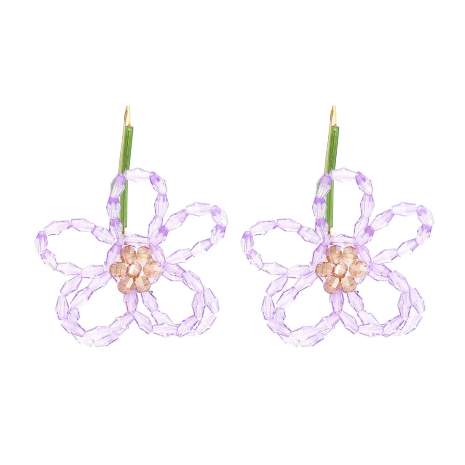 Lavender Crest Drop Earrings JLT13320