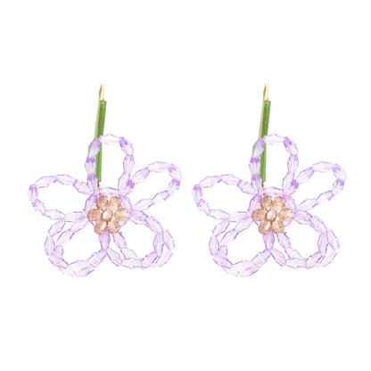 Lavender Crest Drop Earrings JLT13320