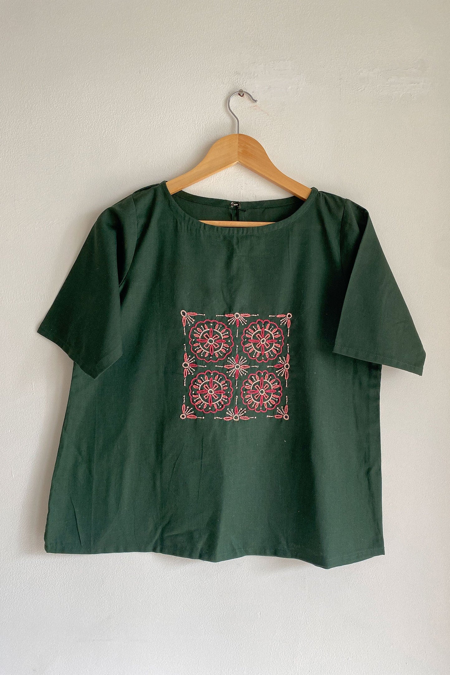 Emerald Bloom Top
