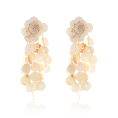 Shell Layered Drop Earrings JLT13315