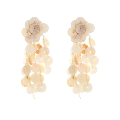 Shell Layered Drop Earrings JLT13315