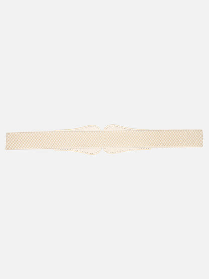 Leaf Buckle Elasticated Belt
