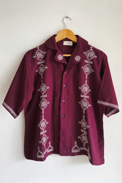 Plum Pattern Shirt