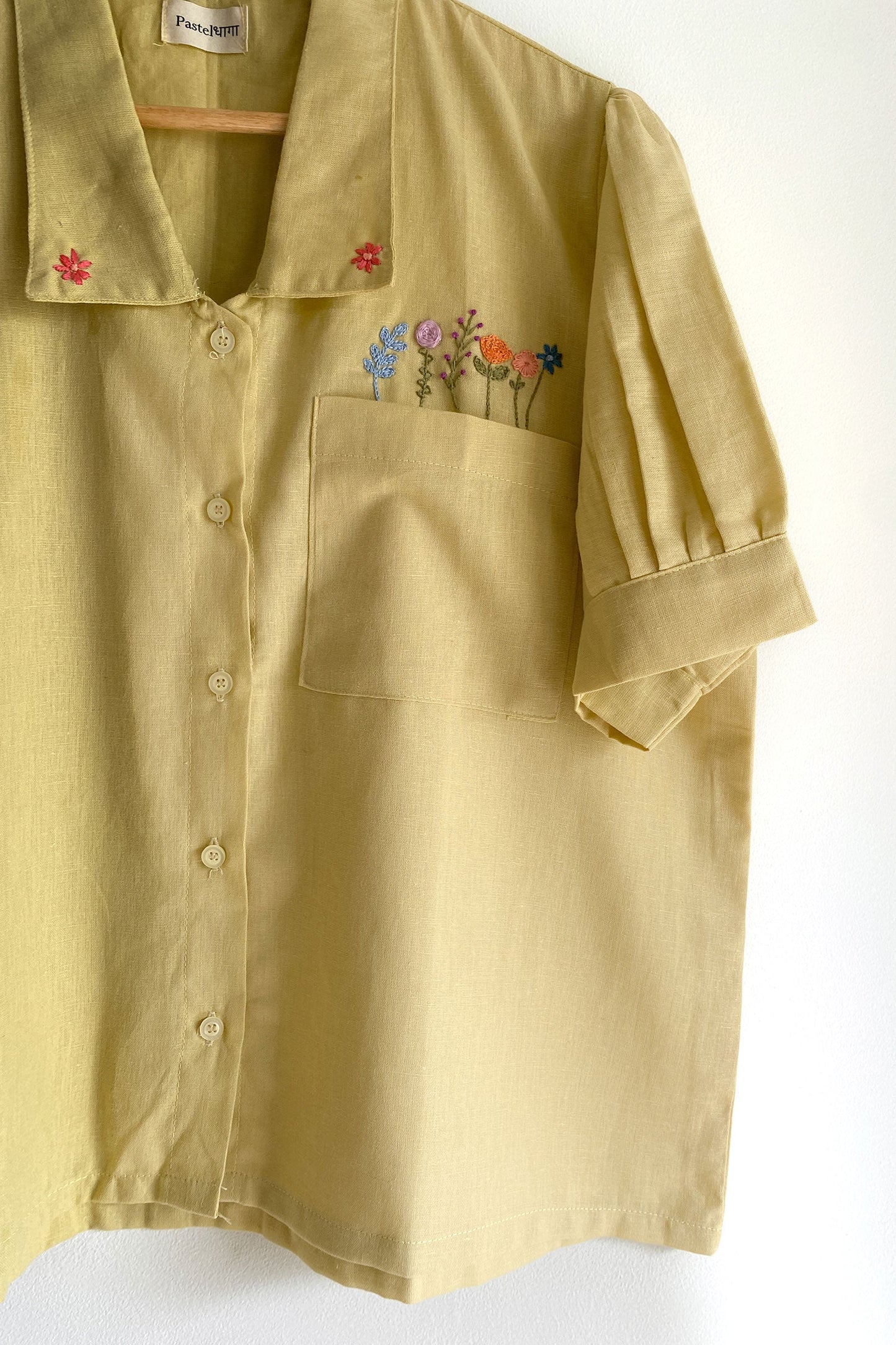 Golden Bloom Pocket Shirt