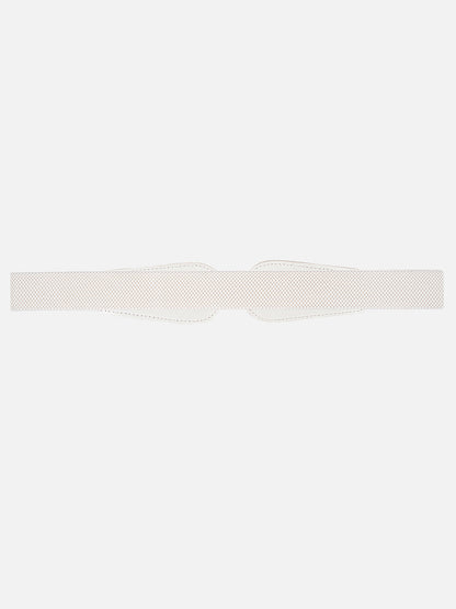 Interlock Buckle Faux Leather Belt