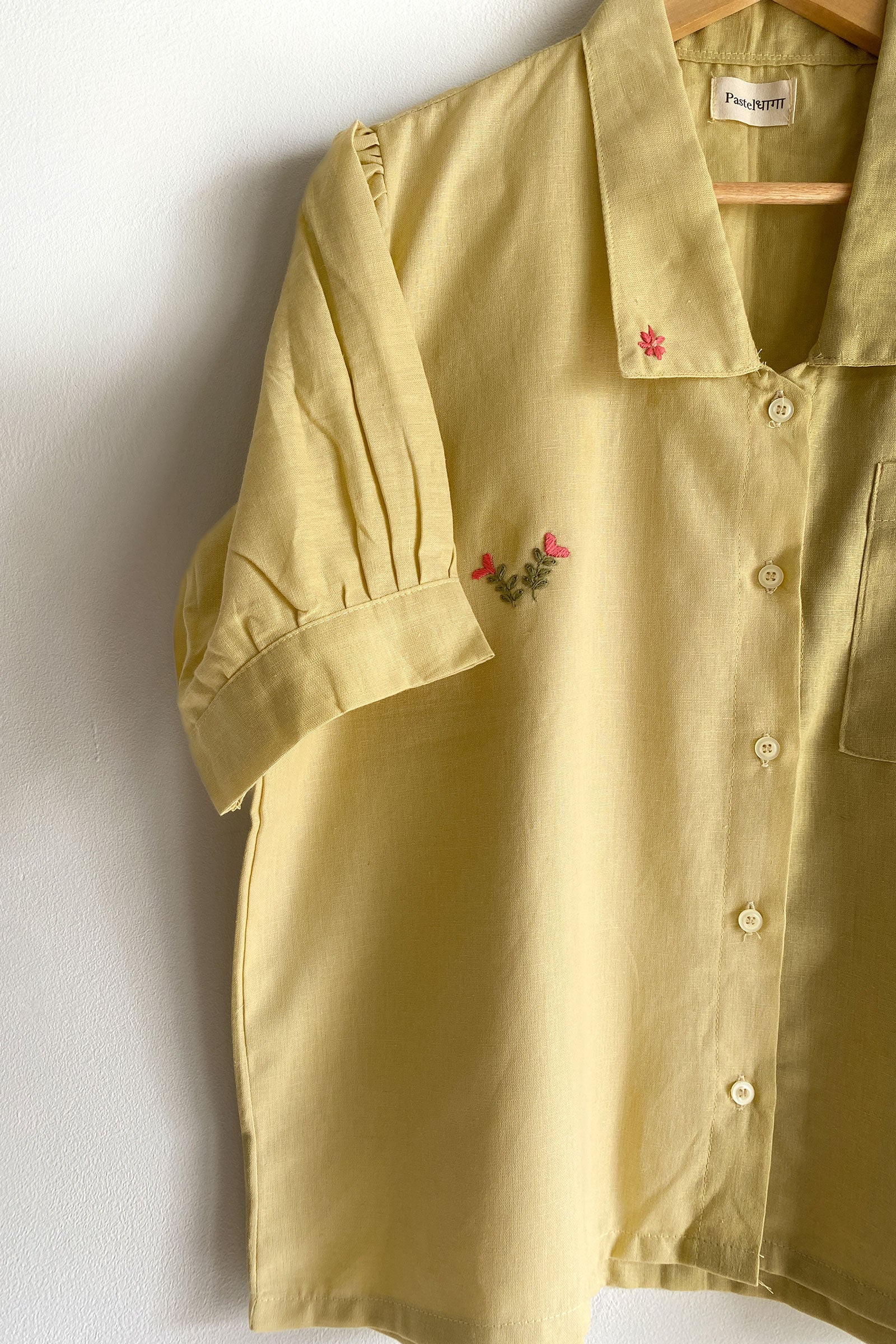 Golden Bloom Pocket Shirt