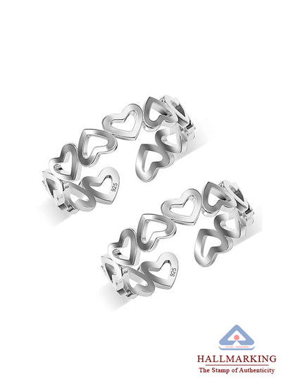 Antique Heart Adjustable Toe Ring