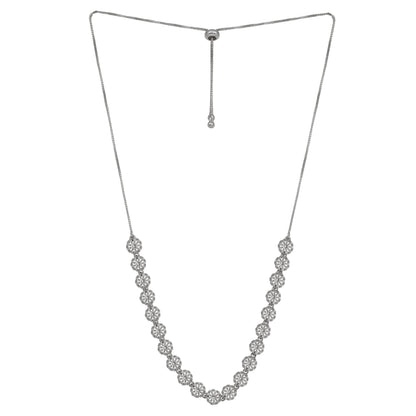 Silver Plated  | Anti Tarnish Jewellery Set for Women and Girls | Matching Earrings | Perfect for Weddings and Special Occasions
