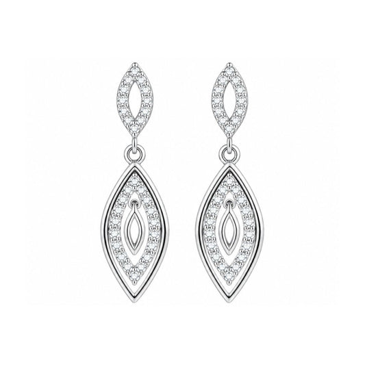 Silver Drop Earrings for Women