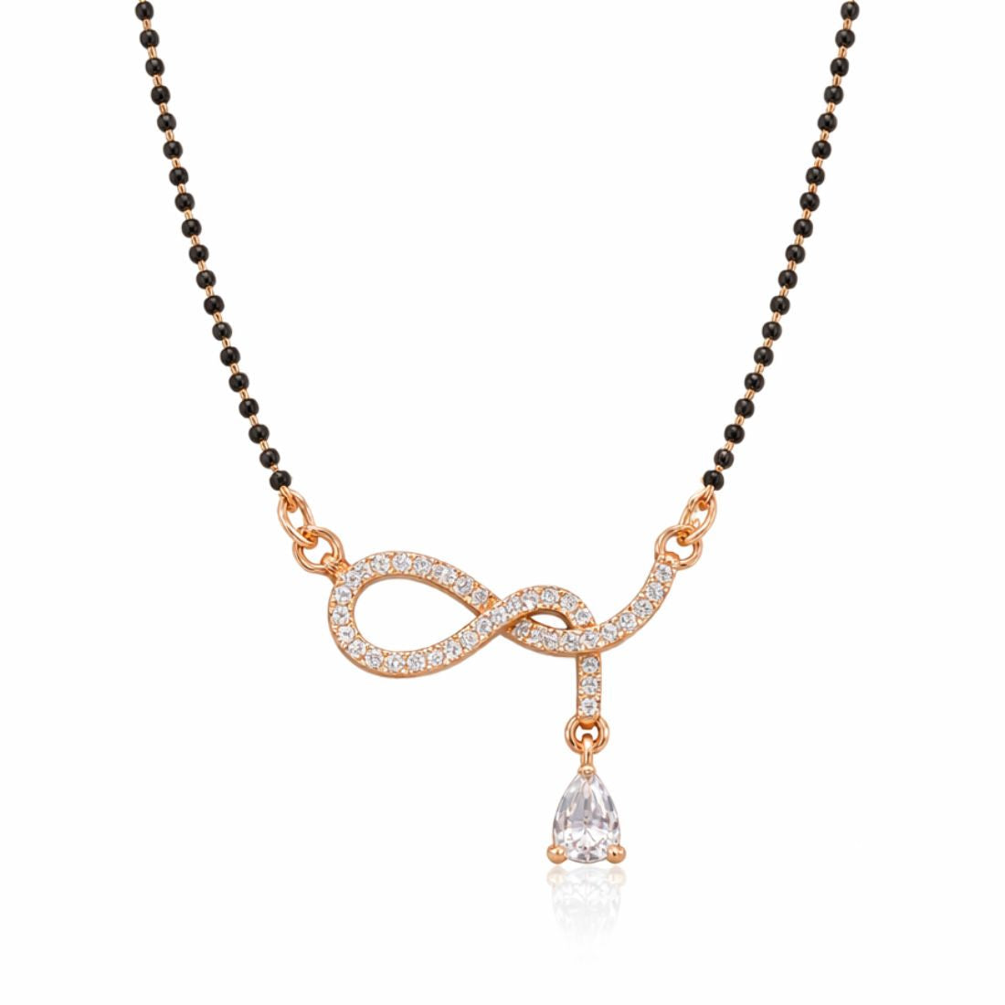 Rose Gold Plated Infinity Mangalsutra
