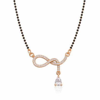 Rose Gold Plated Infinity Mangalsutra