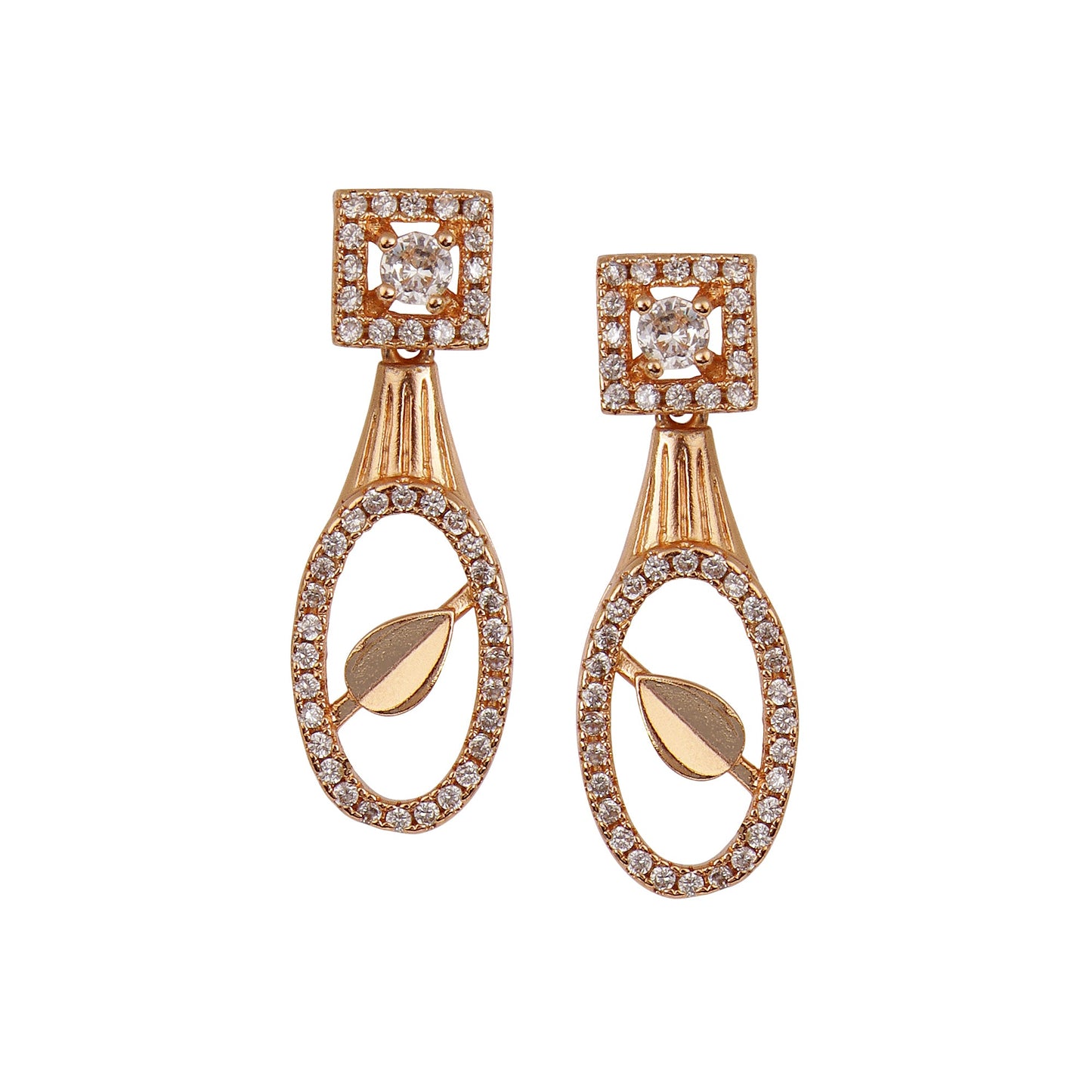 Rose Gold Plated Necklace Set for Women and Girls