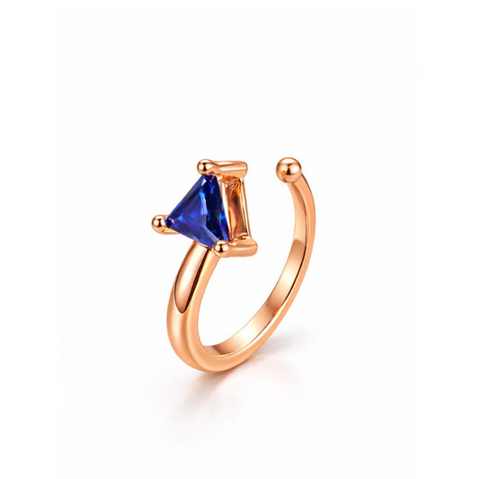Blue Abstract AD Non-Piercing Nose Pin
