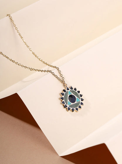 Priyaasi Fashionary Evil Eye Pendant Necklace