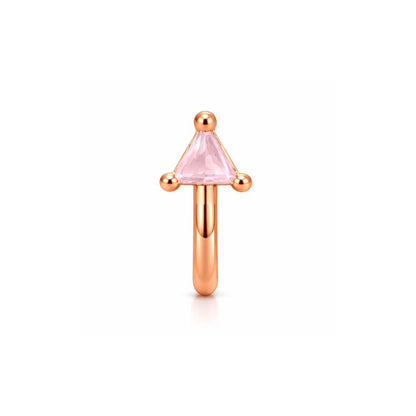 Pink Abstract AD Non-Piercing Nose Pin