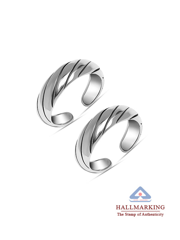 Antique Twisted Band Toe Ring