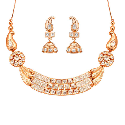 Rose Gold Traditional Jewellery Set