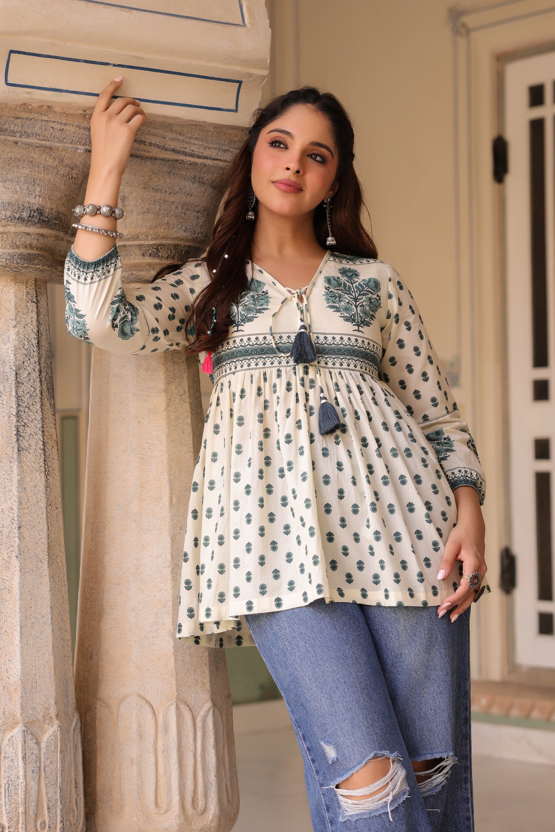 Print Cotton Top